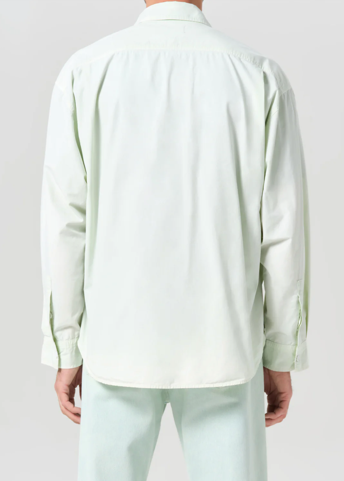 AGOLDE Clark Shirt - Mint Cream - Image 3 of 5