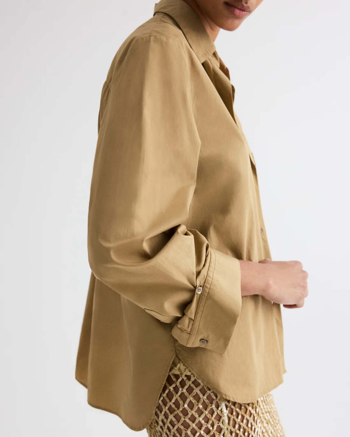 TWP Next Morning Shirt - Kelp - Image 4 of 5