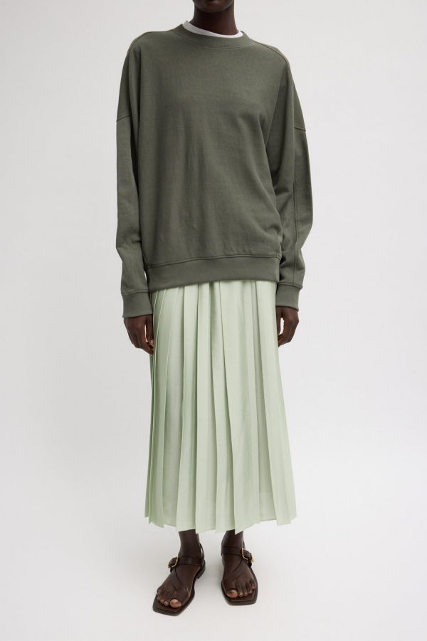 Tibi Featherweight Skirt - Sage