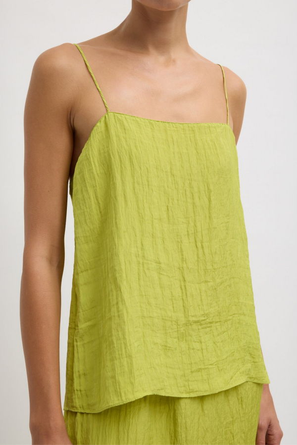 Tibi The Crinkle Slip Cami - Peapod