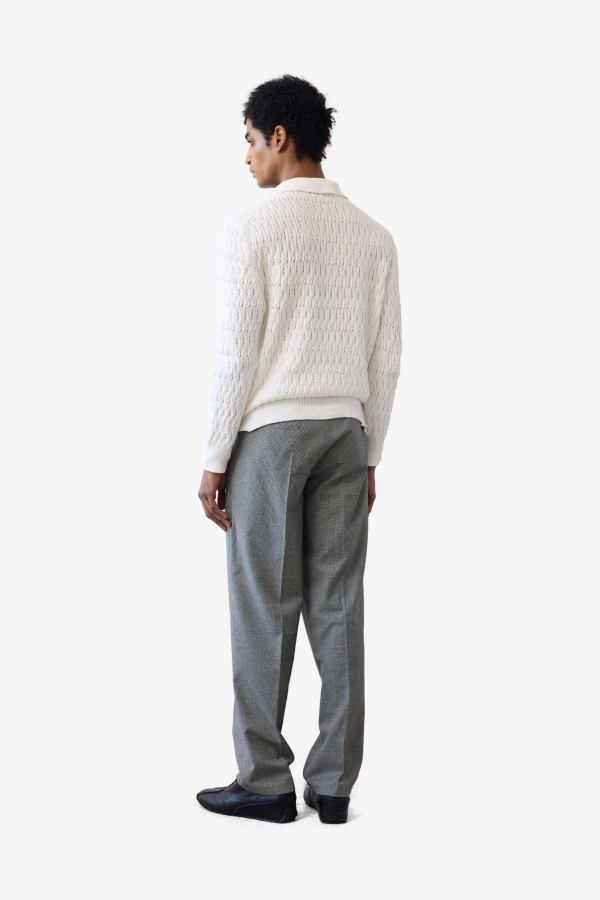 Carter Young Cable Polo Sweater