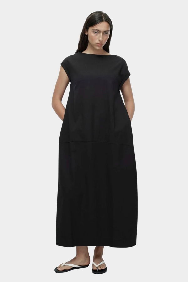 Mijeong Park Balloon Maxi Dress - Black