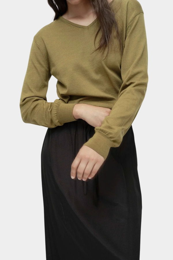 Mijeong Park Drawstring Midi Skirt - Black