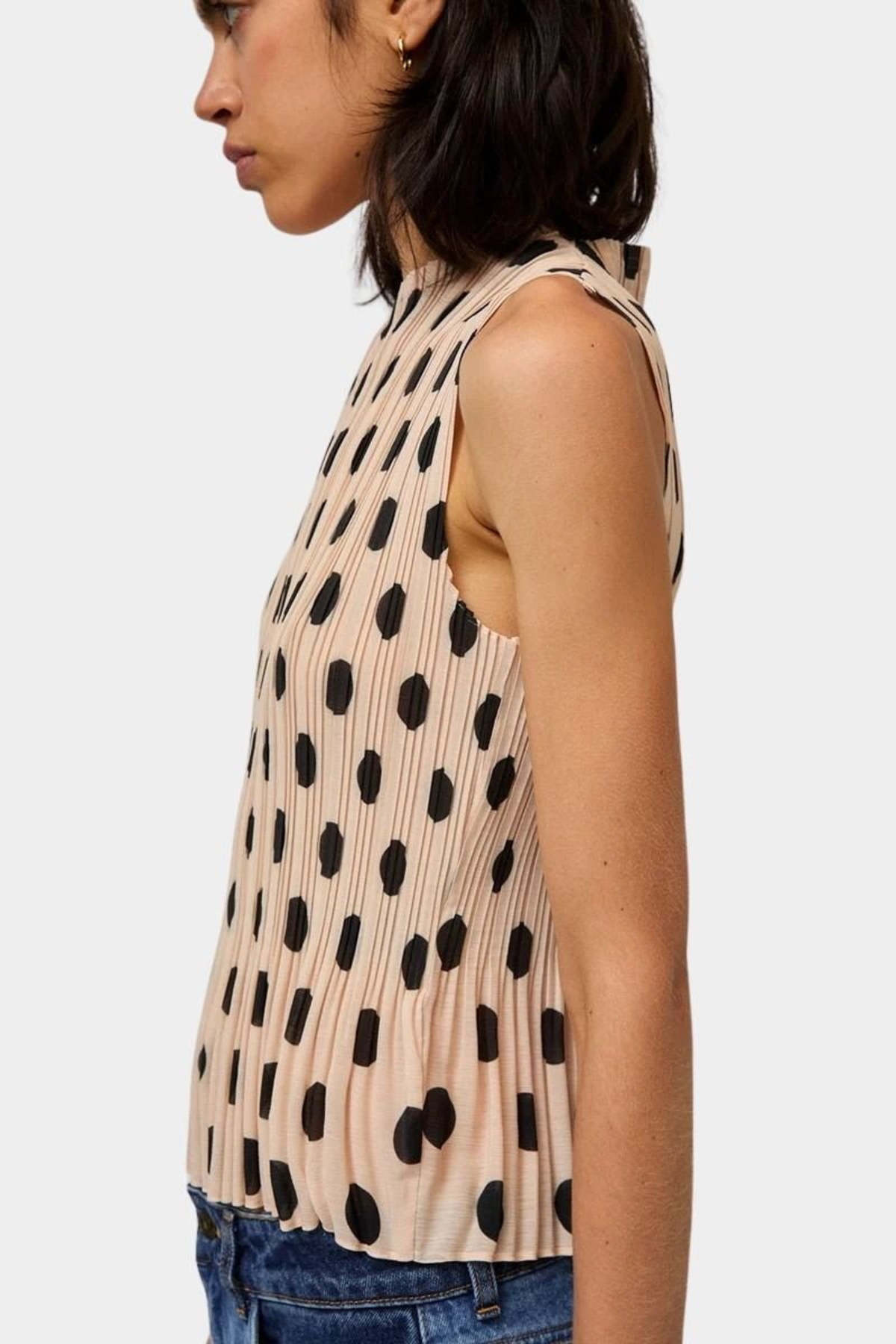 No.6 Rae Tank - Cream Dot - Image 2 of 3