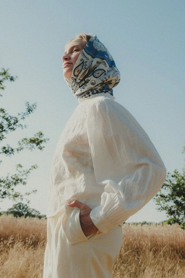 Maison Lecomte Flament Bretagne Cotton Scarf