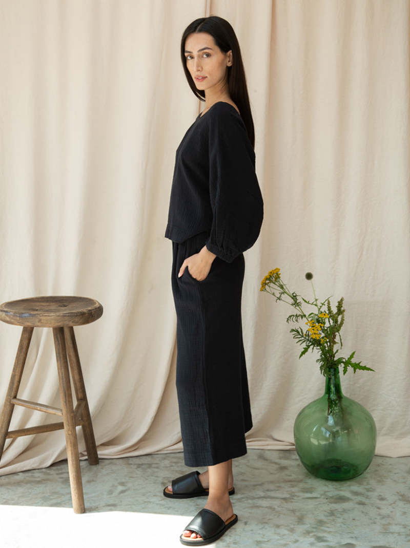 Beaumont Organic Ivy Cheesecloth Top