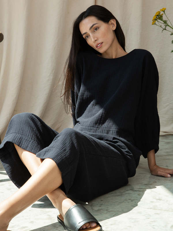 Beaumont Organic Ivy Cheesecloth Top