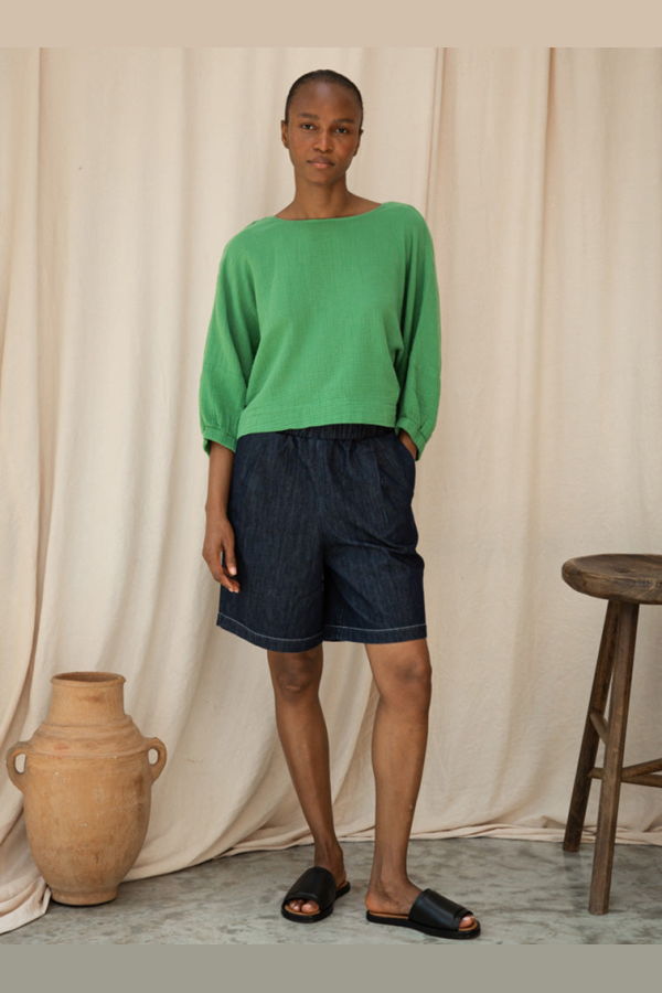 Beaumont Organic Ivy Cheesecloth Top