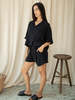 Beaumont Organic Paola Shorts - Black - Thumbnail 4