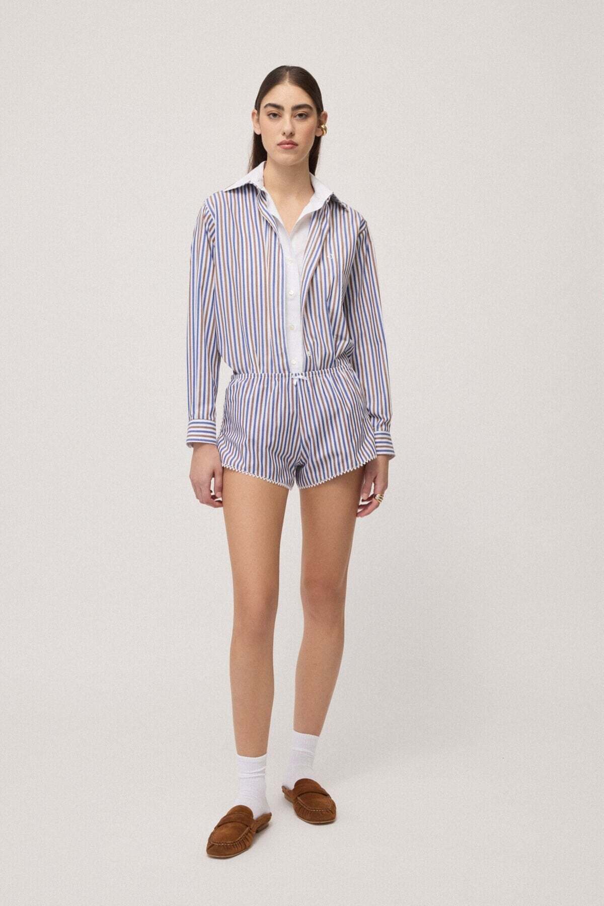 Ottod'Ame Double Layer Effect Shirt - Image 1 of 5