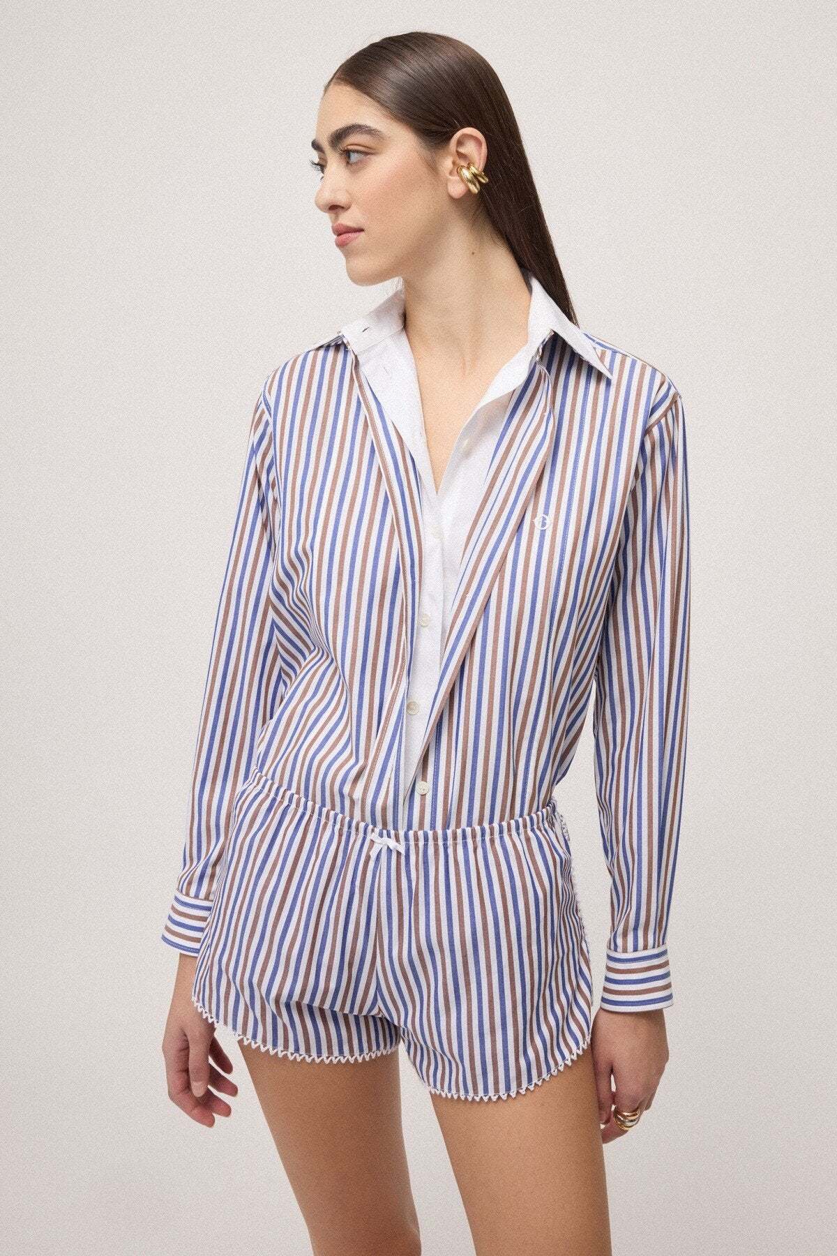 Ottod'Ame Double Layer Effect Shirt - Image 2 of 5