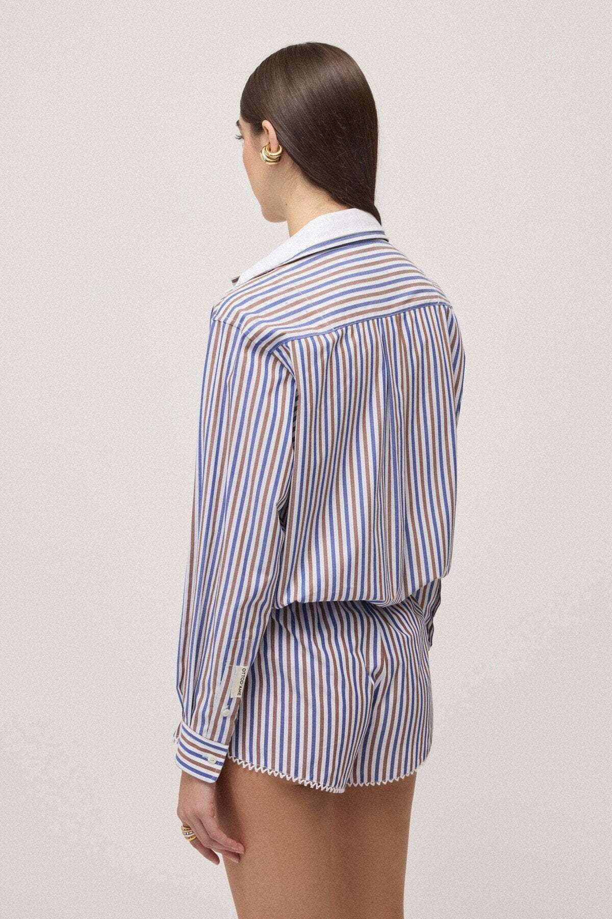 Ottod'Ame Double Layer Effect Shirt - Image 3 of 5