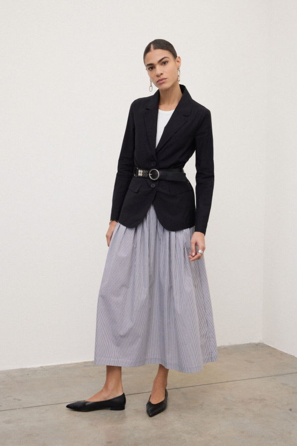 Ottod'Ame Long Pleated Skirt