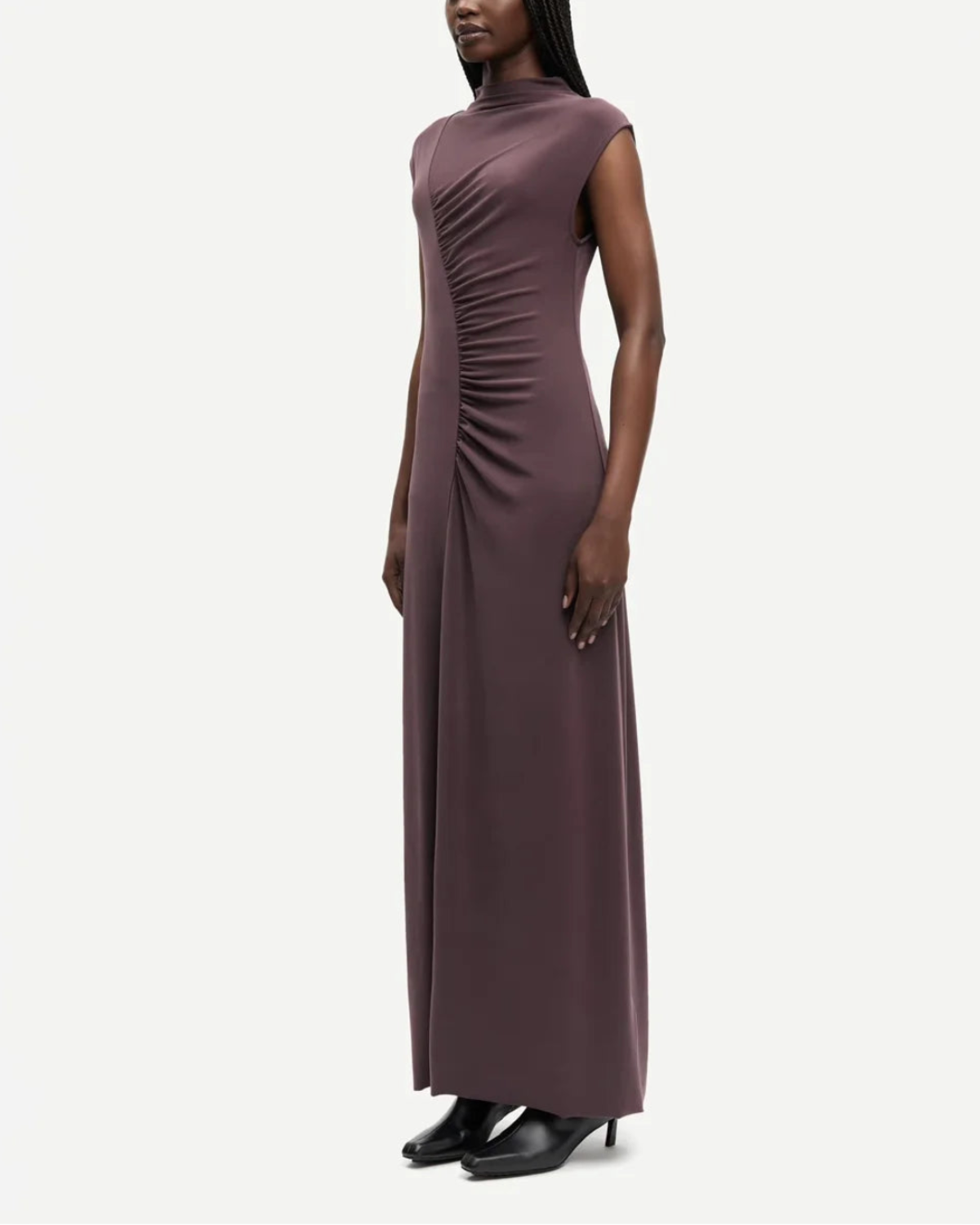 Samsøe Samsøe Saandressa Dress - Brown - Image 3 of 6