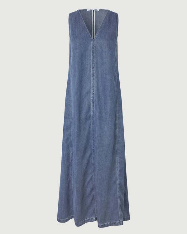 Samse Samse Saskylar Dress - Medium Wash Denim Samse Samse Saskylar Dress - Medium Wash Denim