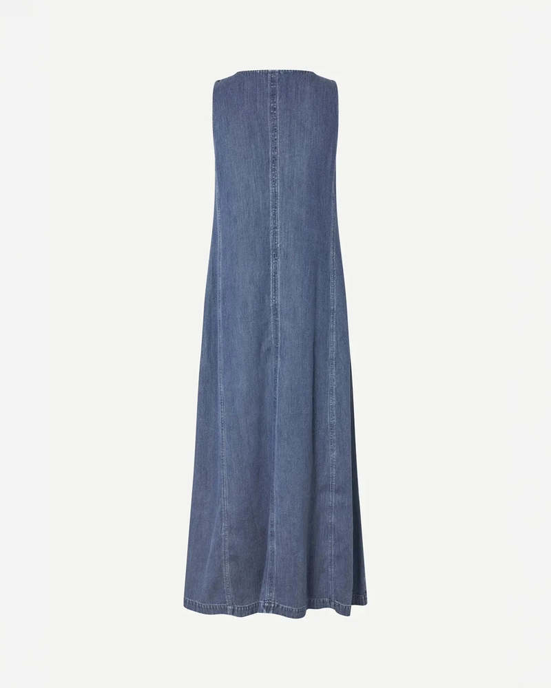 Samse Samse Saskylar Dress - Medium Wash Denim