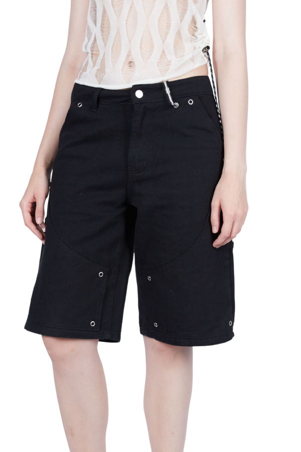 FANG NYC Grommeted Double Knee Carpenter Capri Pants