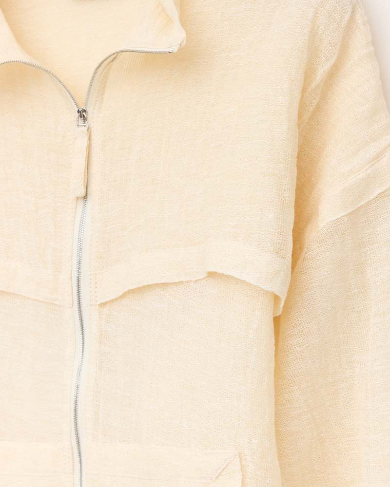 Colbo Mesh Jacket - Natural