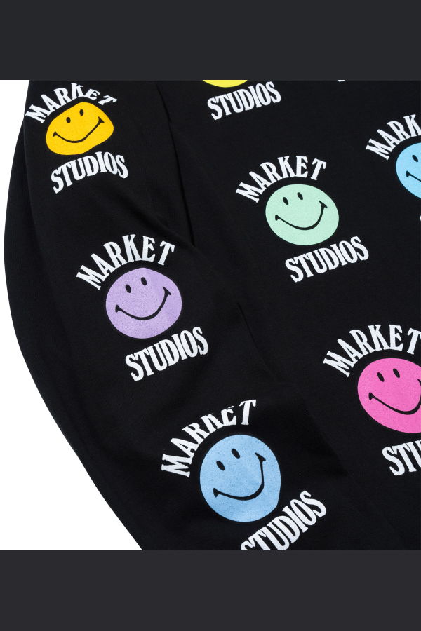 MARKET Smiley Colorful Long Sleeve T-Shirt