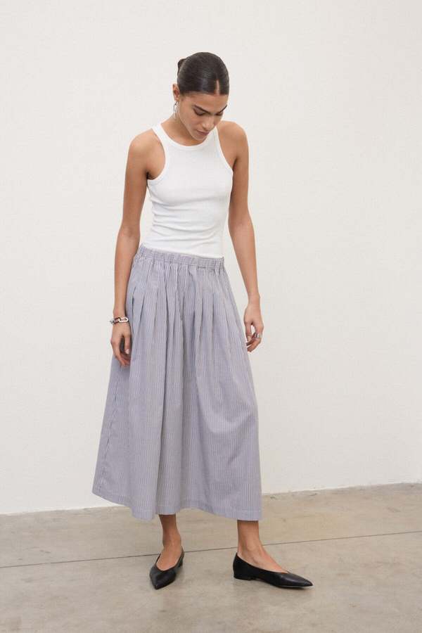 Ottod'Ame Pleated Long Skirt