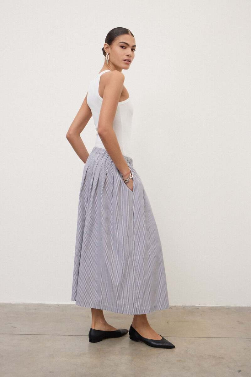 Ottod'Ame Pleated Long Skirt