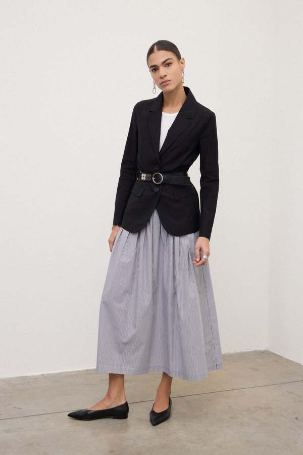 Ottod'Ame Pleated Long Skirt