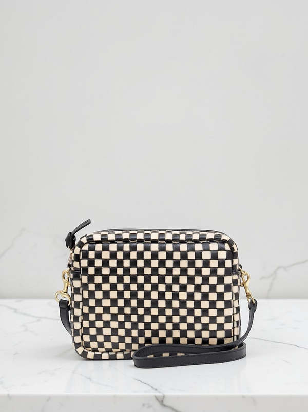 Clare V. Midi Sac Woven Checker Crossbody Bag Clare V. Midi Sac Woven Checker Crossbody Bag