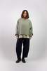 NA NIN Margot Rippled Cotton Sweatshirt - Mineral - Thumbnail 1