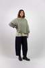 NA NIN Margot Rippled Cotton Sweatshirt - Mineral - Thumbnail 3