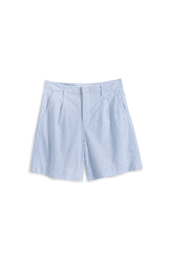 Frank & Eileen Waterford Golf Short - Blue/White Stripe