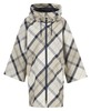 Barbour Kinsale Tartan Showerproof Cape - Dress Navy Tartan - Thumbnail 3