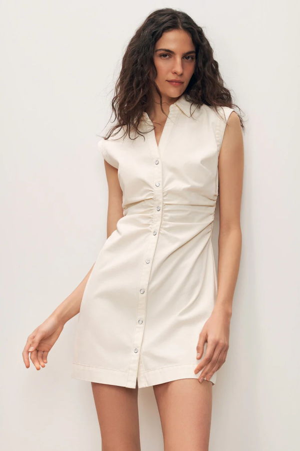 Veronica Beard Maura Mini Dress - Ecru