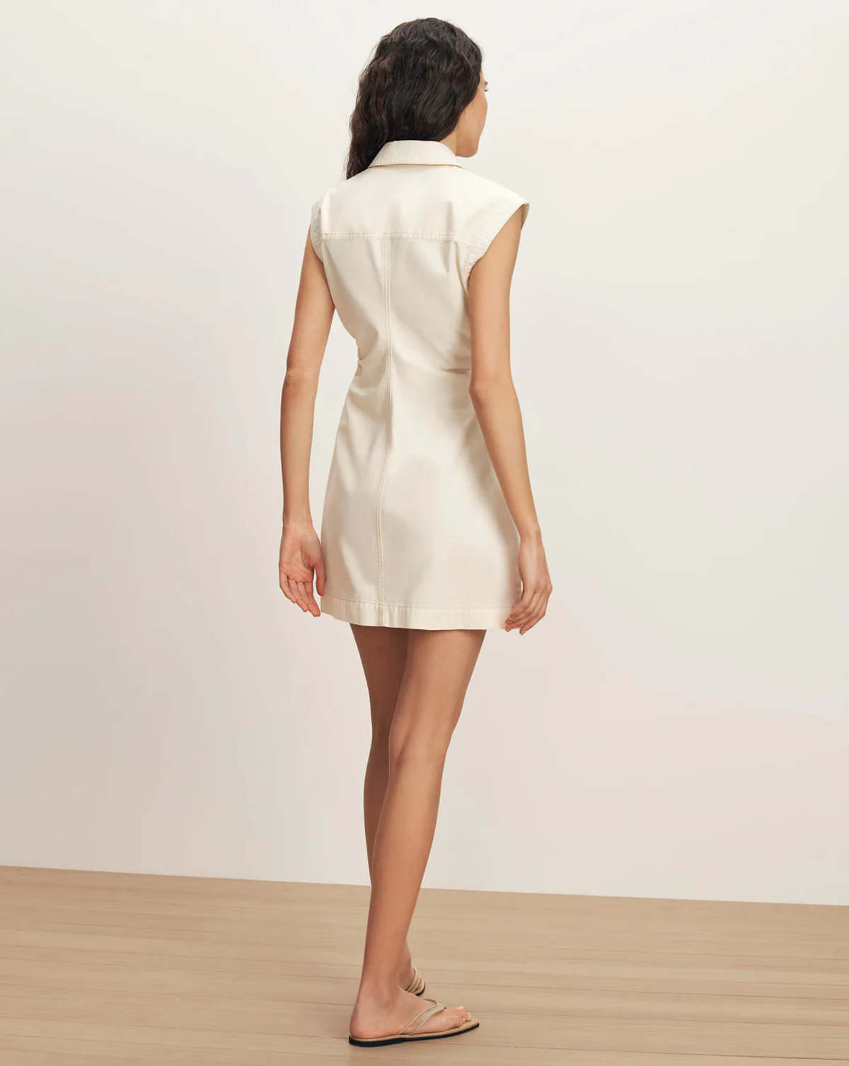 Veronica Beard Maura Mini Dress - Ecru - Image 2 of 3