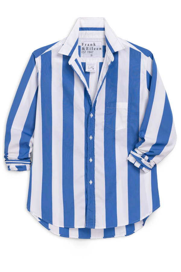 Frank & Eileen Eileen Wide Stripe Button Up