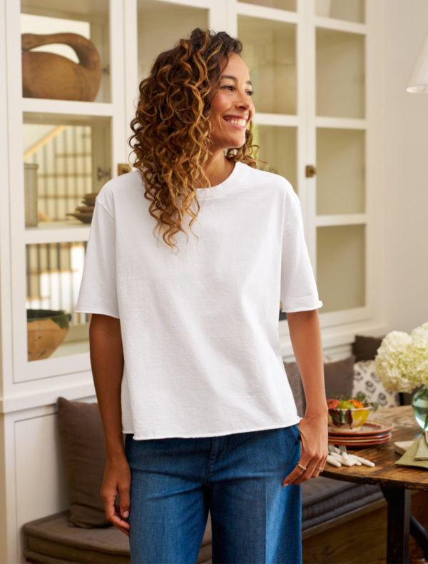 Frank & Eileen Perry NYC Crewneck Tee - White Frank & Eileen Perry NYC Crewneck Tee - White