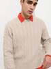 Alex Mill Aaron Cable Sweater in Cotton - Thumbnail 1