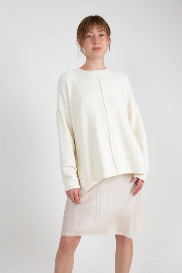 Lauren Manoogian Boucle Crewneck Sweater
