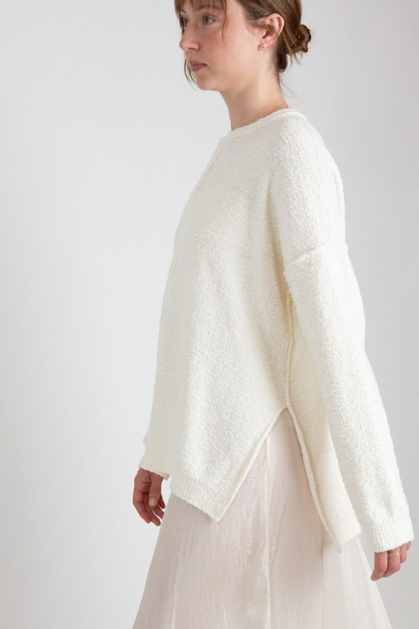Lauren Manoogian Boucle Crewneck Sweater