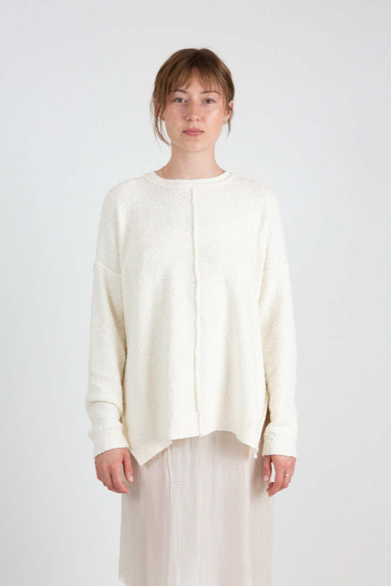 Lauren Manoogian Boucle Crewneck Sweater
