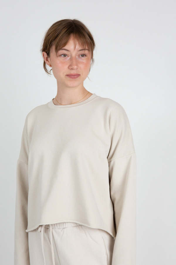 Lauren Manoogian Fleece Crewneck Sweater