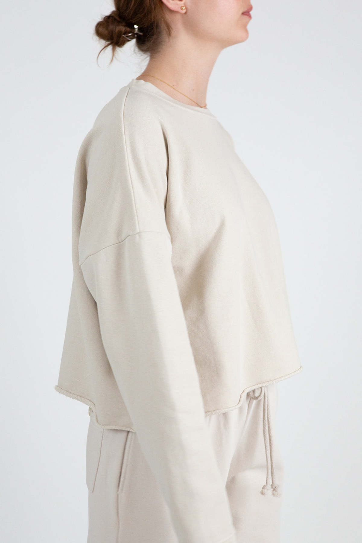 Lauren Manoogian Fleece Crewneck Sweater - Image 2 of 5