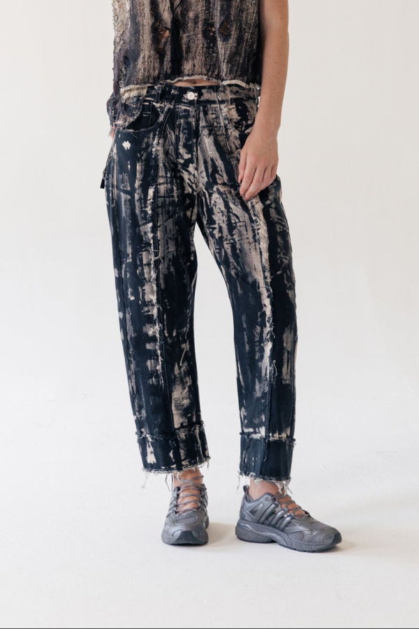 Serien°umerica 5 Pocket Trouser - Hand Painted