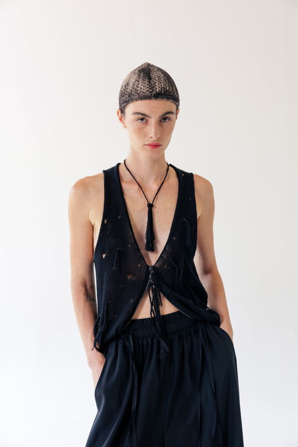 Serien°umerica Zip Vest Top