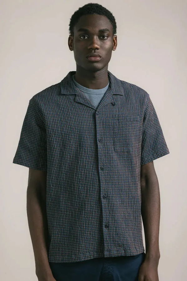 Kestin Crammond Shirt Japanese Seersucker