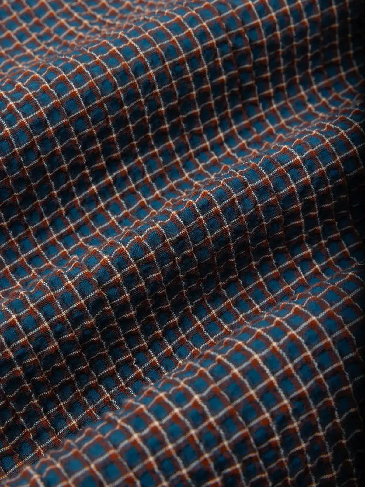 Kestin Crammond Shirt Japanese Seersucker - Image 3 of 5