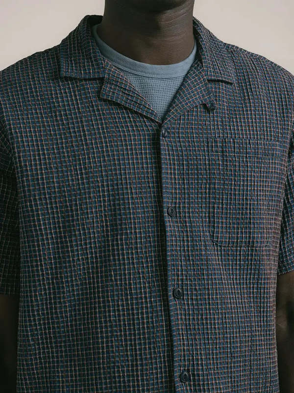 Kestin Crammond Shirt Japanese Seersucker