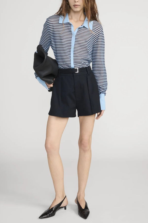 FRAME Denim The Collared Cardi Cardigan