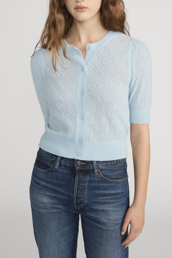 FRAME Denim The Delicate Cashmere Cardi Cardigan