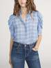 FRAME Denim The Plaid Gillian Top - Thumbnail 2