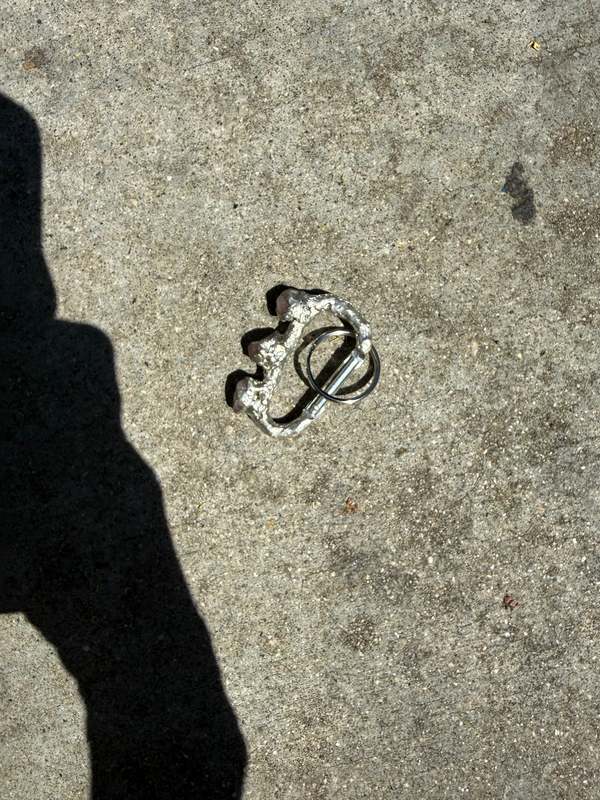 Pas Si Mal Rock Carabiner Keychain